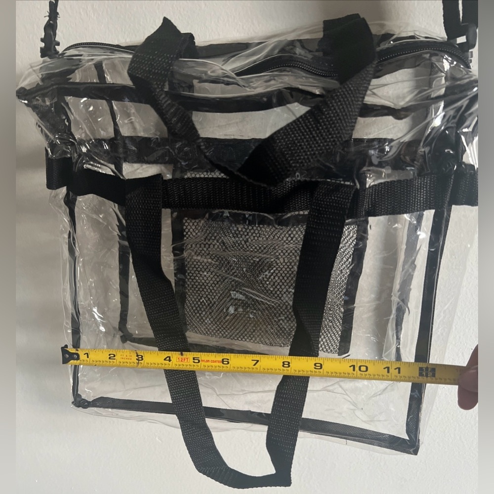 Clear Crossbody Messenger Bag Purse Concert Festival Stadium  *NEW* - Picture 8 of 9